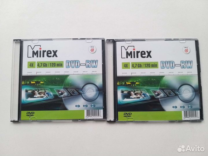 DVD-RW, CD-R mini, чистые диски для записи