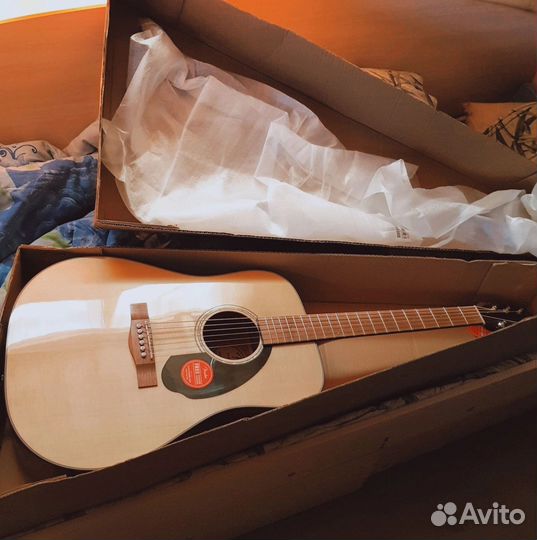 Акустическая гитара fender CD-60 Natural