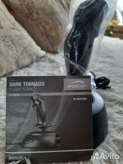 Джойстик Speedlink dark tornado Joystick черный