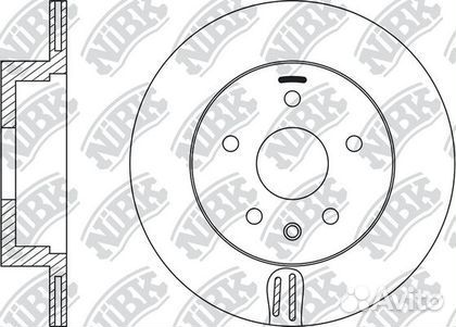 Тормозной диск задний Infiniti QX50 I 2013-2017