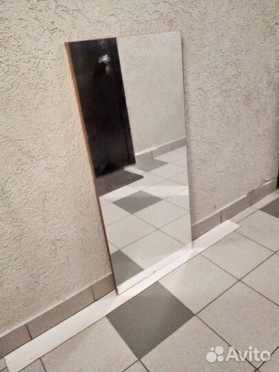 Зеркало большое б/у 110.5*50.5