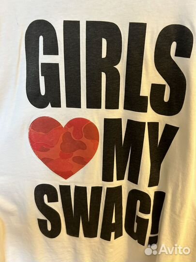 Футболка elyaplugg Girls love my swag