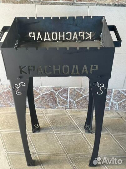 Мангал+ подставка под шампура