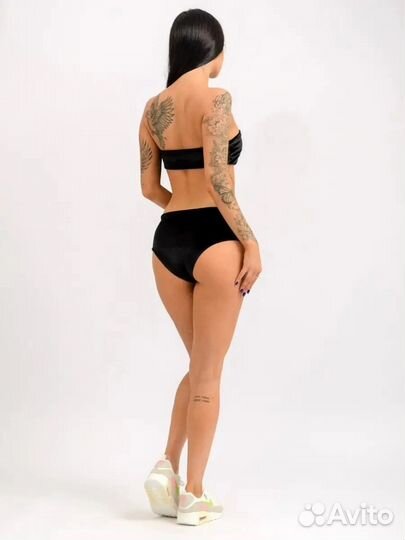 Бархатный комплект белья новый