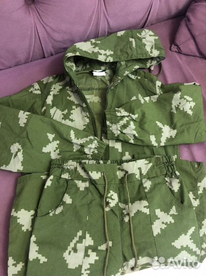 Камуфляжный костюм детский 134 рост