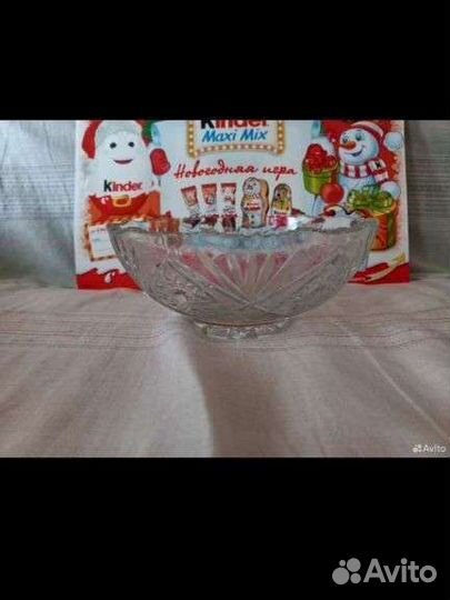 Ваза хрустальная большая СССР