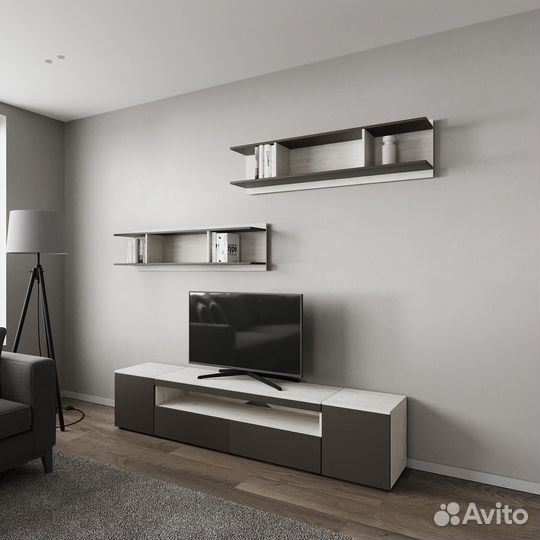 Тв-тумба Онге-951ip сосна белая под тв телевизор