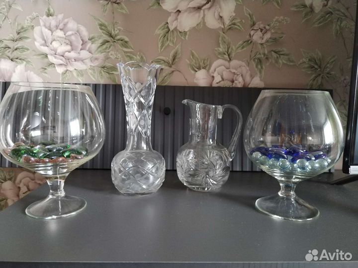 Хрустальные фужеры бокалы СССР