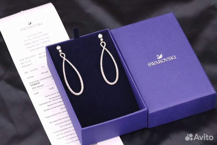 Swarovski серьги