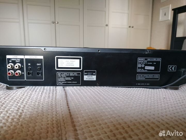 Minidisc проигрыватель Sony MDS-JE500