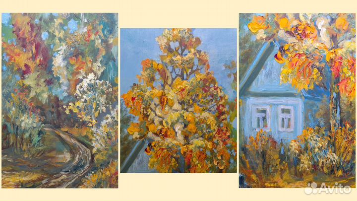 Картина маслом пейзаж