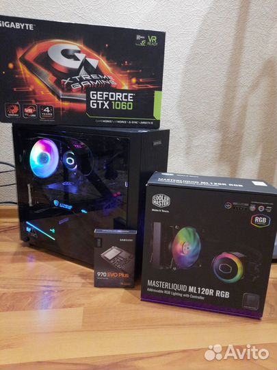 Игровой PC i3 10105/1060 6GXtrem/16GB DDR4/M.2 970