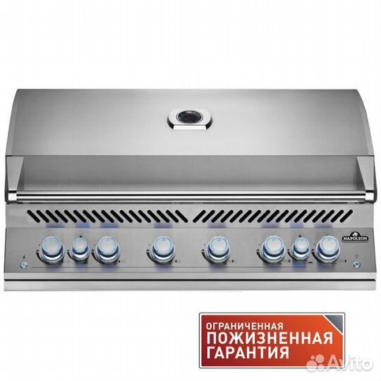 Встраиваемый газовый гриль Napoleon, BIG-44 с верт