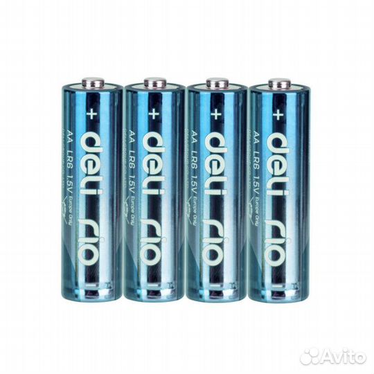 Батарейки Deli Rio E82902 AA LR6 1.5V (4шт\Pack)