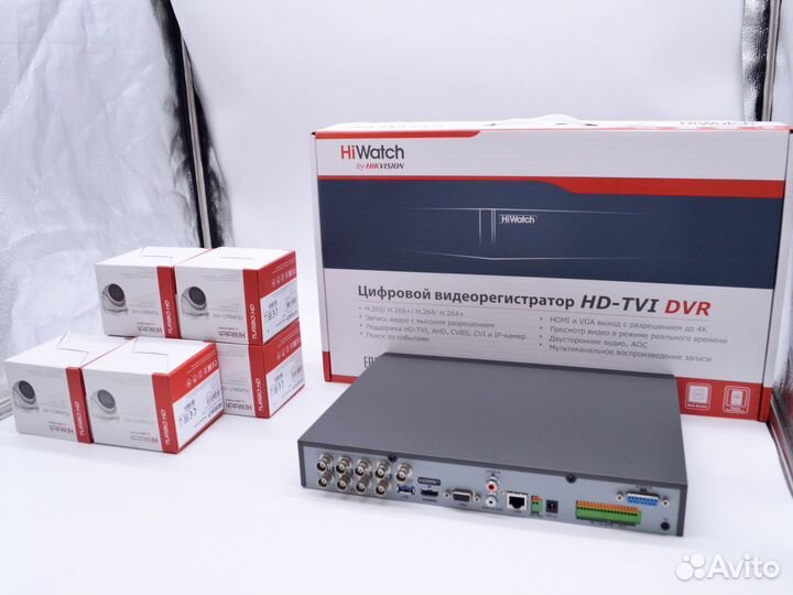 Камеры видеонаблюдения купольные 5мп