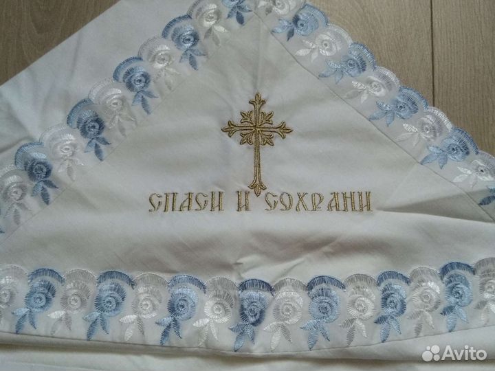 Крестильная пелёнка 90*100