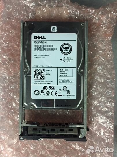 Жесткий диск dell 500Gb SATA 2.5