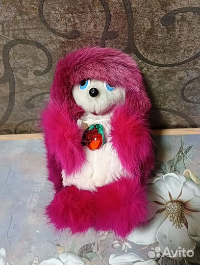 Ёжик из натурального меха