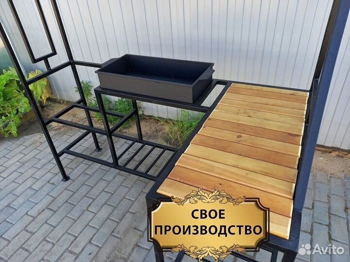 Мангал с крышей. Доставка по СПб и ло. Сталь 3 мм