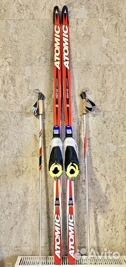 Комплект лыжи + ботинки + палки