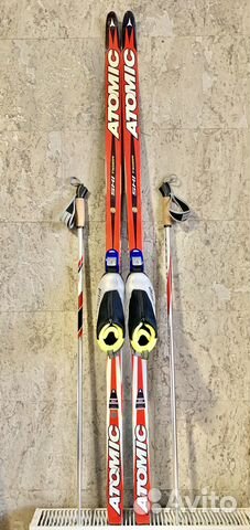 Комплект лыжи + ботинки + палки