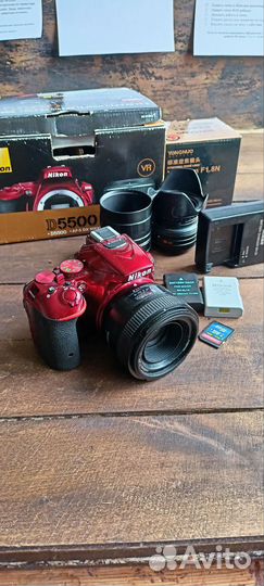 Nikon D5500 Объектив YN50mm F 1.8N