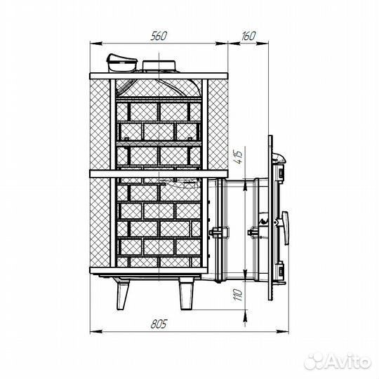 Печь Для Бани Атмосфера XL+ сетка нержавейка