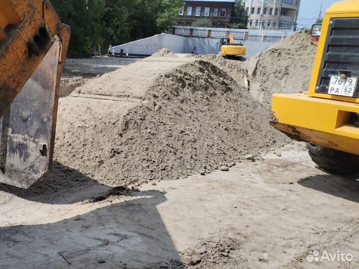 Щебень известняковый, гранитный Доставка Песок