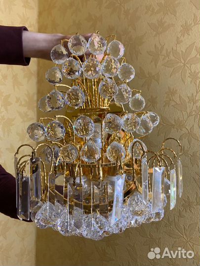 Бра хрустальное