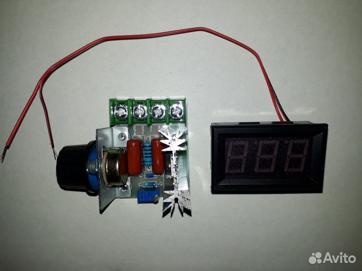 Вольтметр цифровой 220 вольт, Диммер