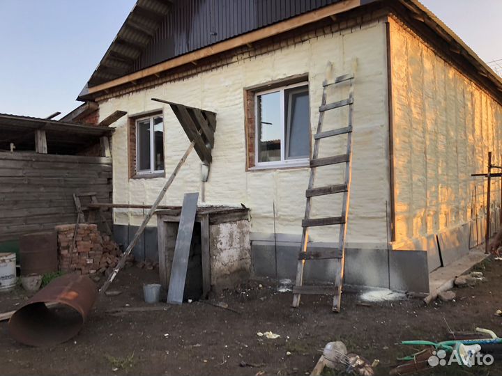 Утепление пенополиуретаном