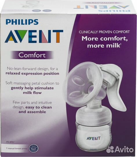 Молокоотсос avent ручной