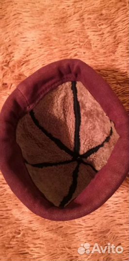 Шапка мужская натуральная кожа дубленка