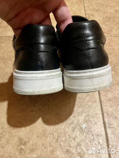 Мужские кожаные кеды 40-41