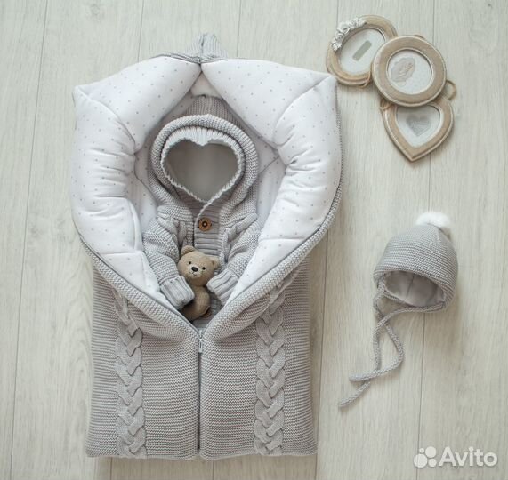 Комплект на выписку Вязаная нежность