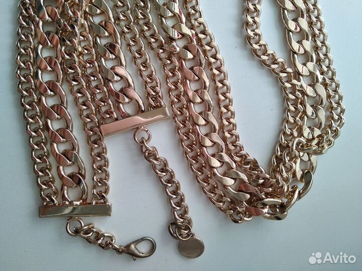 Ремень женский металлический