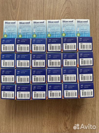 Тест полоски диаконт diacont