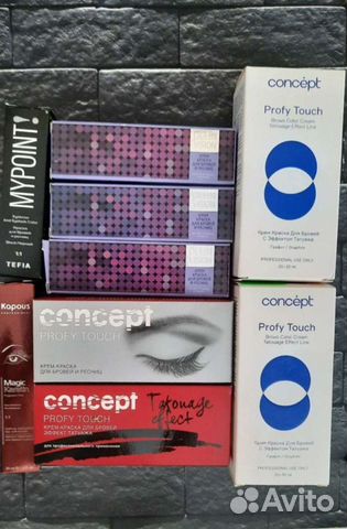 Краска для бровей concept,ollin,kapous,Tefia