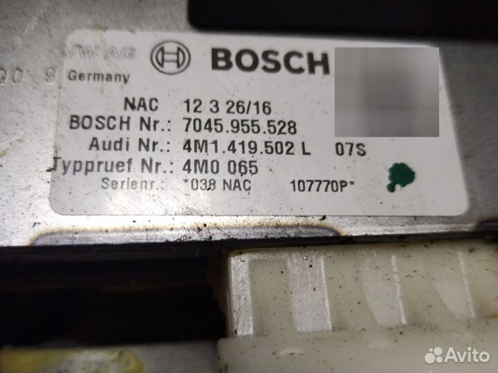 Рулевая колонка с электро приводом Audi Q7 II 4M