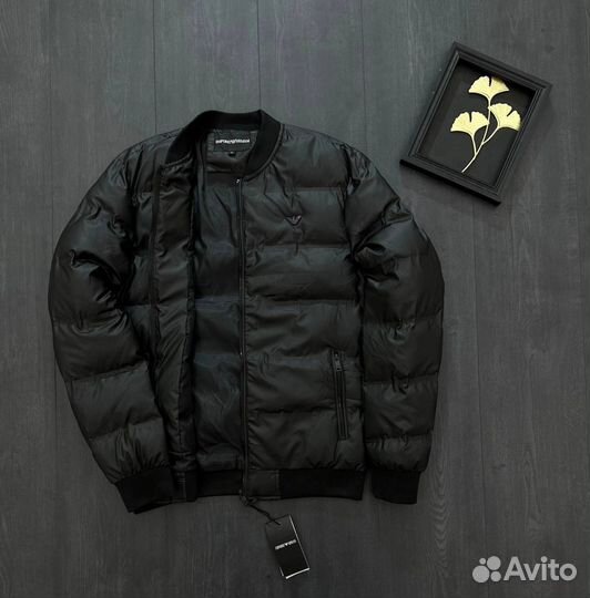 Бомбер мужской, куртка armani