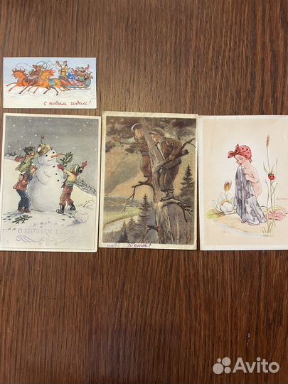 Немецкие открытки 1940-50