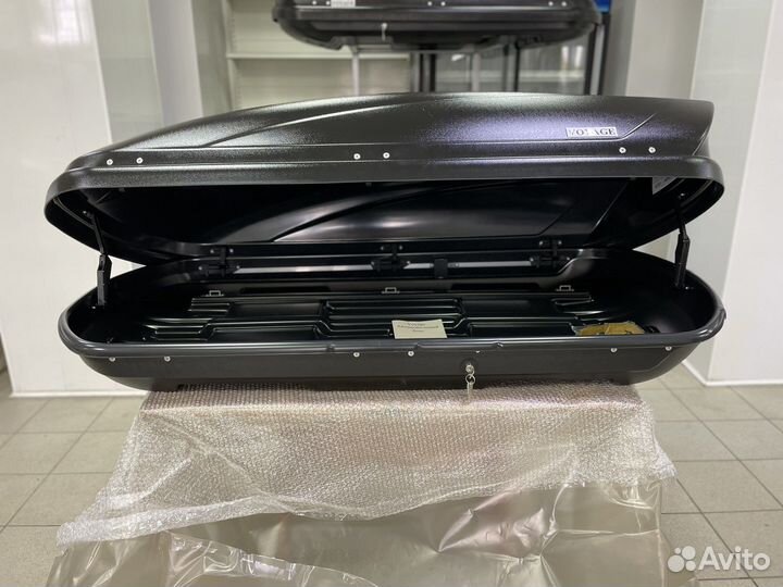 Автобокс Voyage 440л 175см Черный матовый