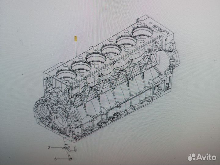 Блок двигателя MAN D 2676