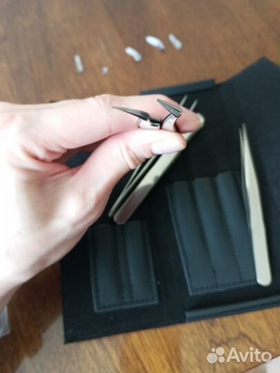 Набор пинцетов для наращивания ресниц