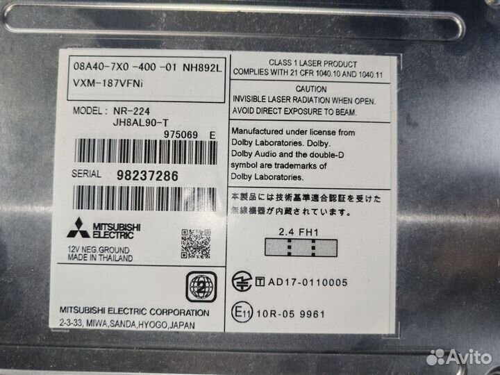 Продам магнитолу Gathers Honda stepwgn