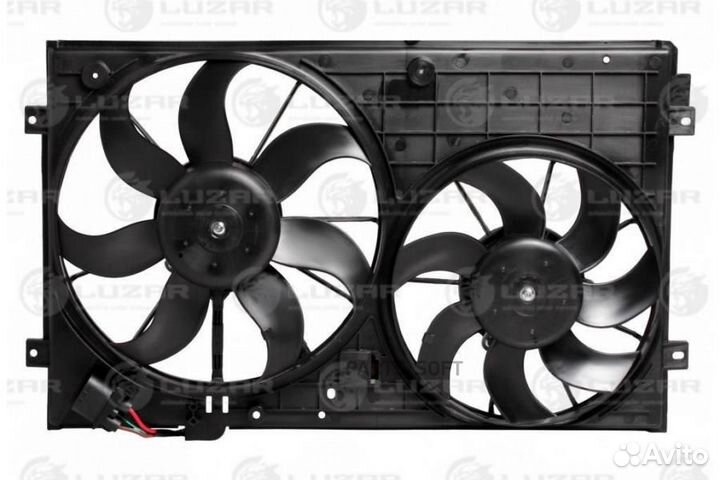 Вентилятор двигателя Skoda Octavia A5 (04) /VW Gol