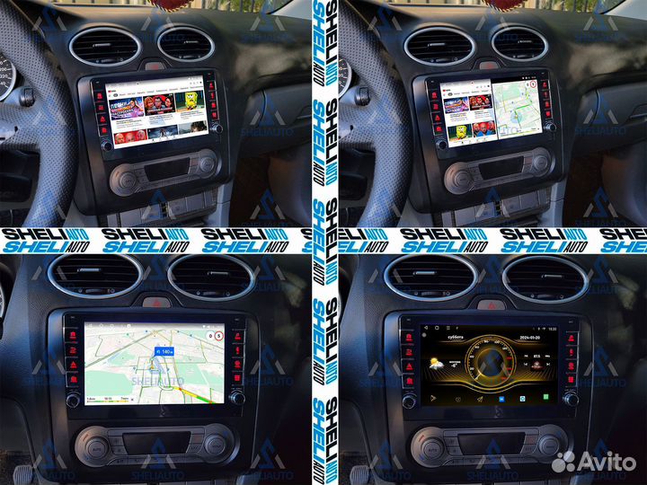 Магнитола K2 Ford Focus 2 на Android 11 2/32