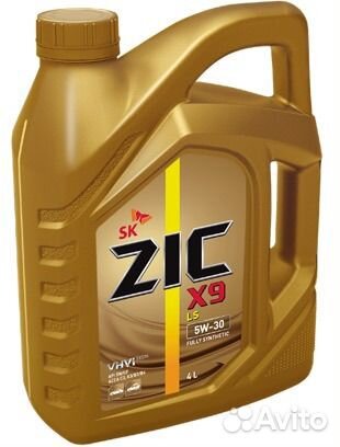ZIC X9 LS 5W30 API SN / CF, C3 (полн.синт) 4л