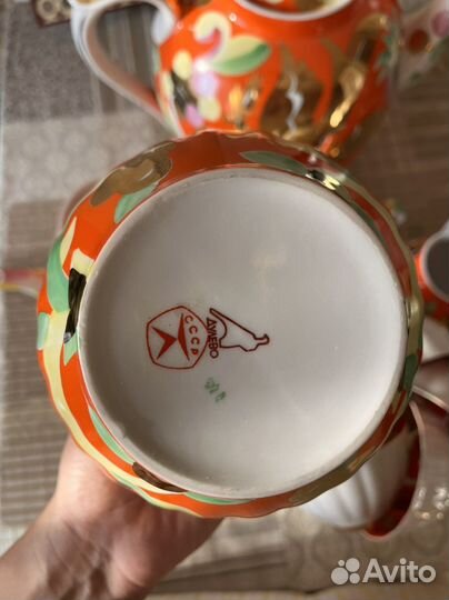 Чайный сервиз Золотой Олень Дулево