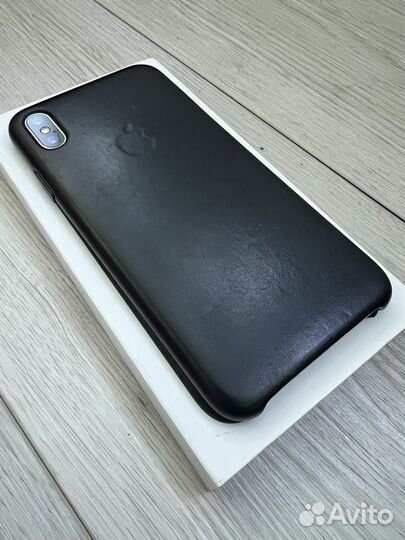 Чехол iPhone Xs max оригинал leather case